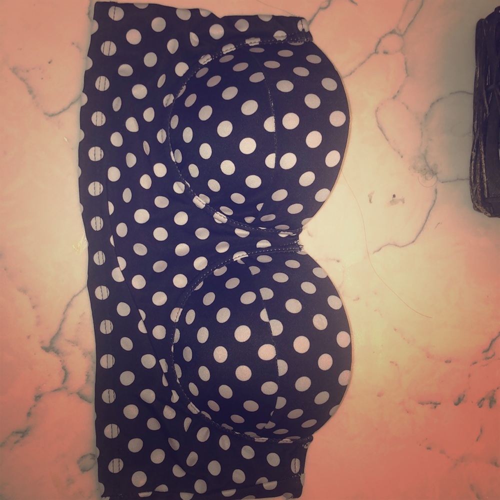 Poke a dot bikini top